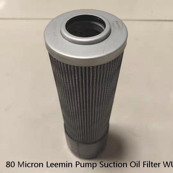80 Micron Leemin Pump Suction Oil Filter WU-160X80-J #1 small image